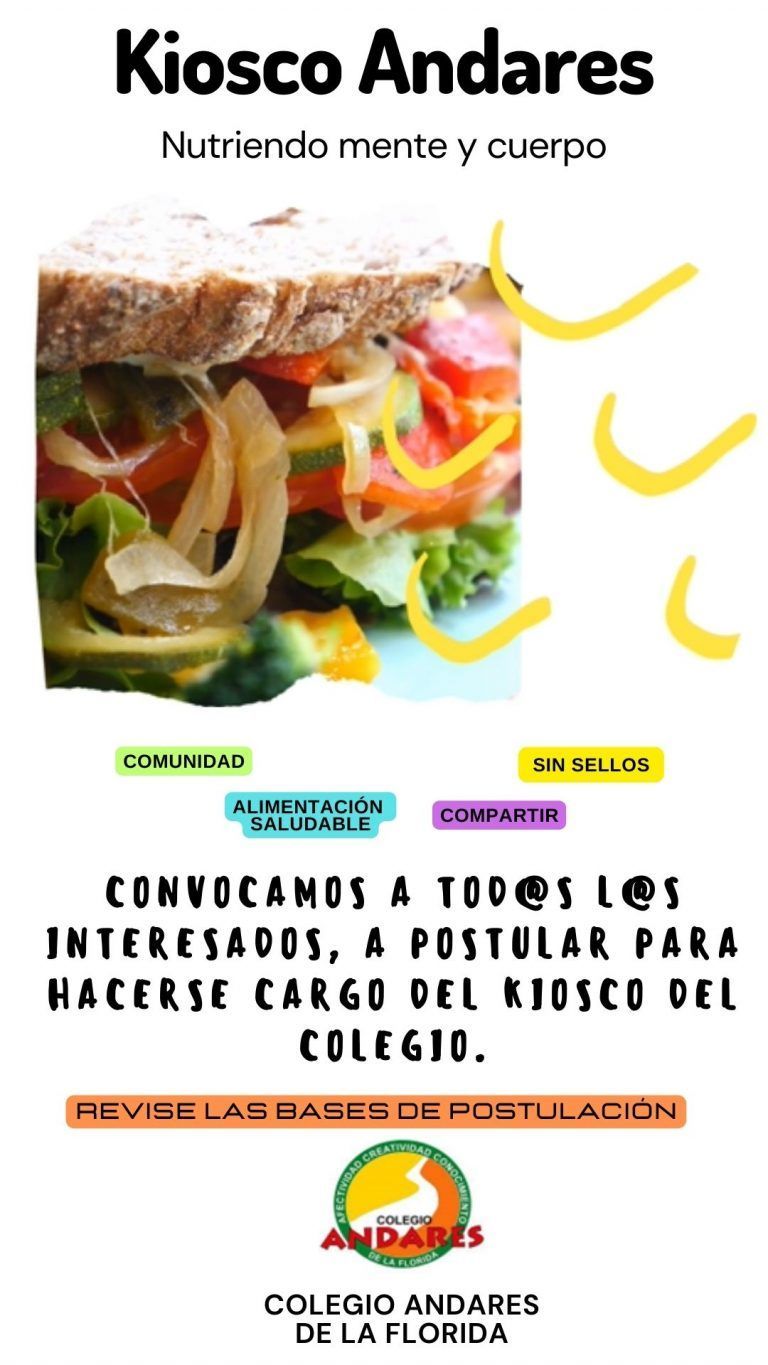 Llamado a concesión de Kiosco Andares: Bases y Ficha de Postulación