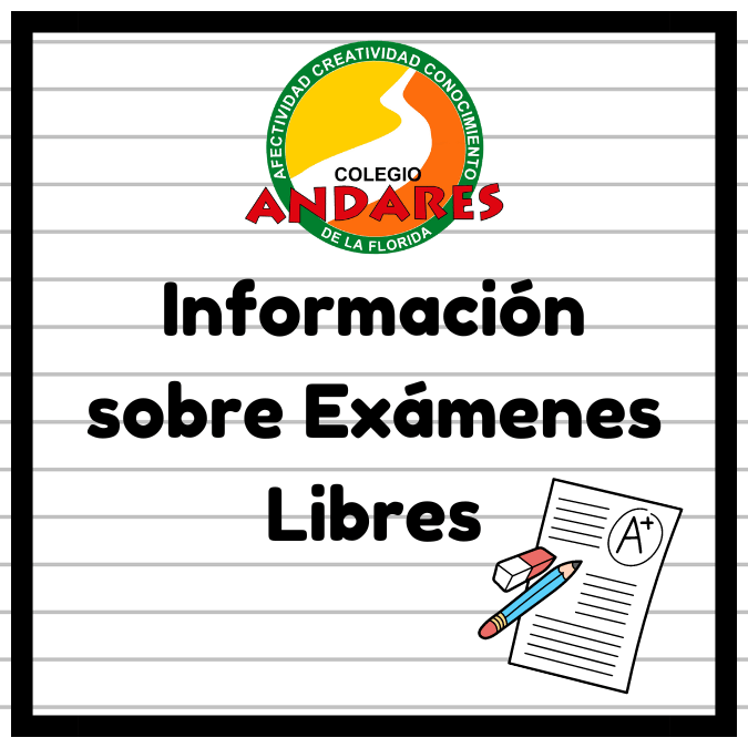 Información sobre Exámenes Libres