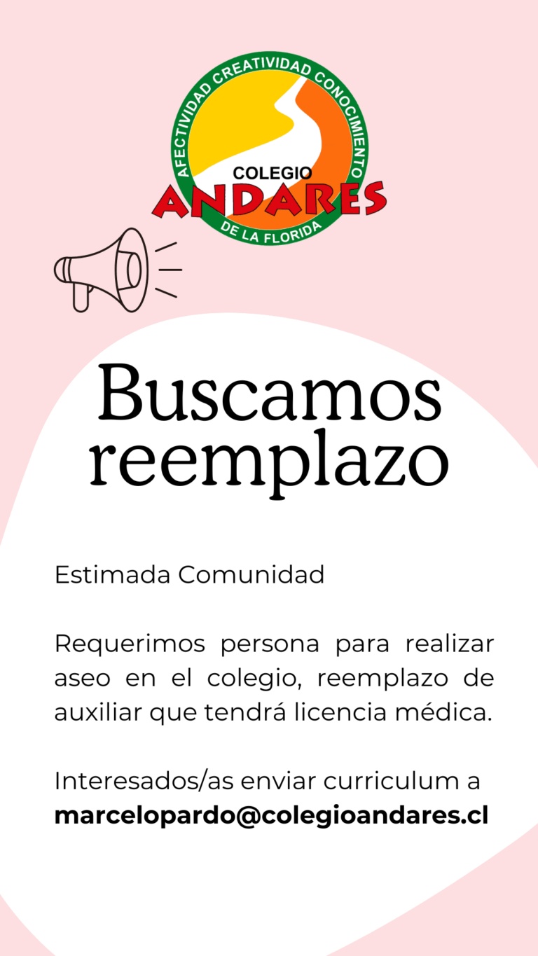 Se busca auxiliar de aseo para reemplazo