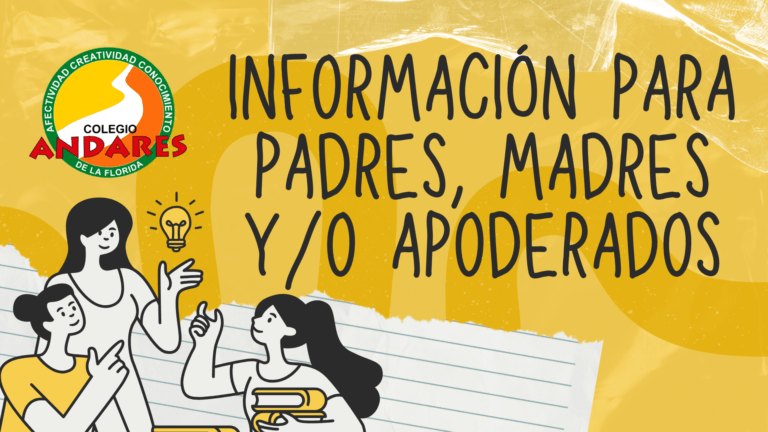 Información para padres, madres y/o apoderados – Circular 01 2026
